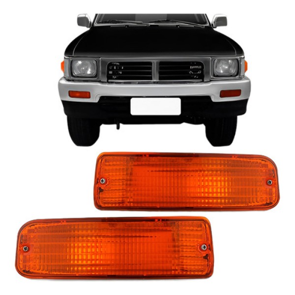 Pisca Seta Parachoque Hilux Sw4 1996 1997 1998 Ambar
