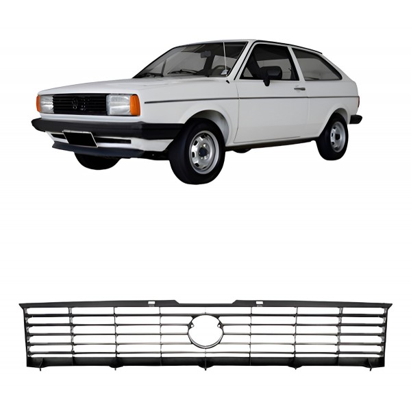 Grade Dianteira Radiador Gol 1980 A 1986 Saveiro Bx Preto