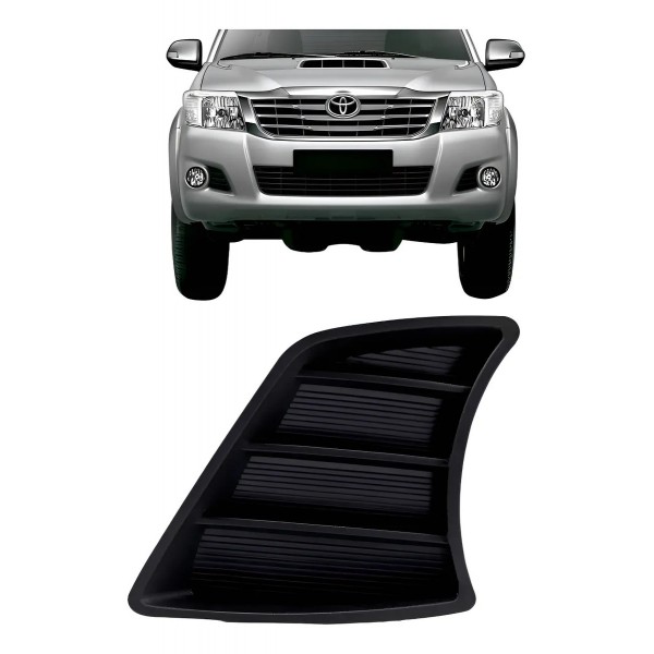 Moldura Farol Milha Hilux 2012 2013 2014