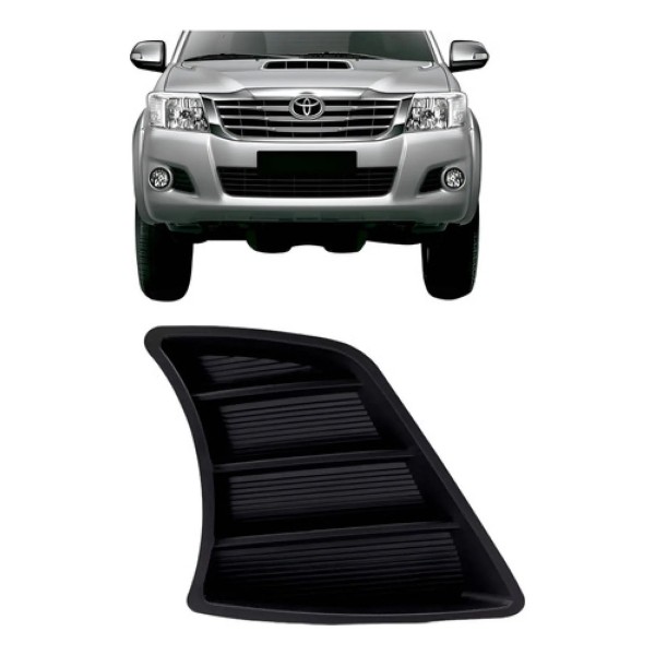 Moldura Farol Milha Hilux 2012 2013 2014