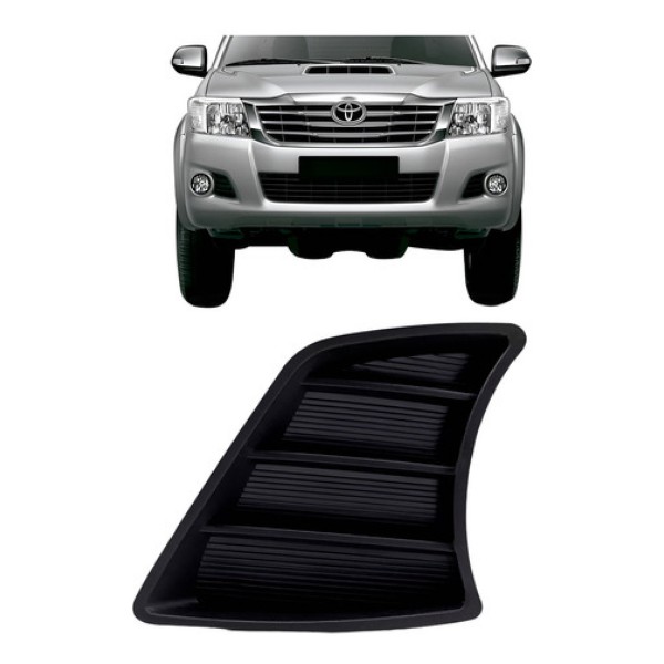 Moldura Parachoque Dianteiro Hilux 2012 2013 2014.