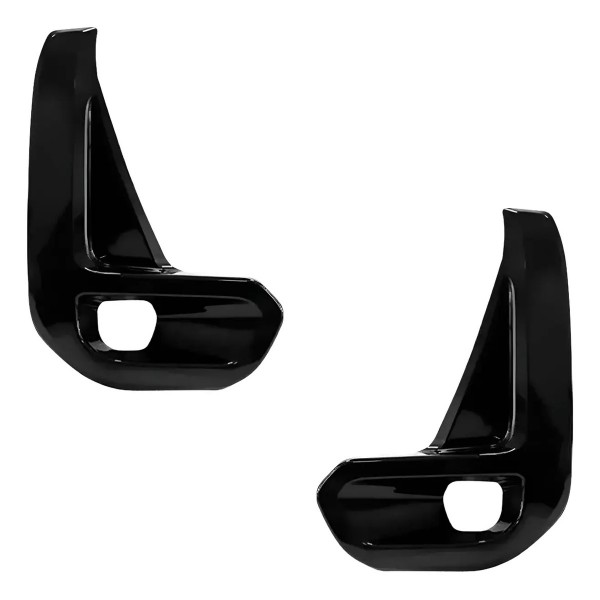 Par Moldura Milha Hilux Cd Srx 21 A 2023 Black Piano C/furo Preto