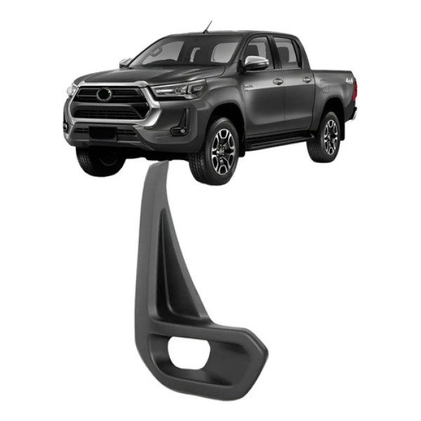 Moldura Milha Hilux Cd Srx Limited 21 A 23 Preto Texturizado