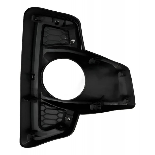 Moldura Milha Hilux Cd Narrow 2018 2019 2020 Black Piano