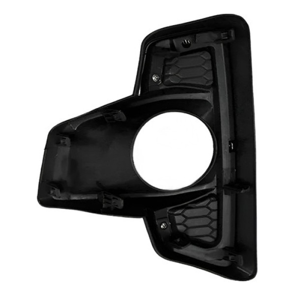 Moldura Milha Hilux Cd Narrow 2018 2019 2020 Black Piano