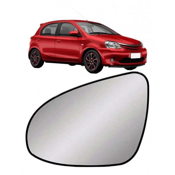 Lente Retrovisor Etios 2014 A 2019 Manual