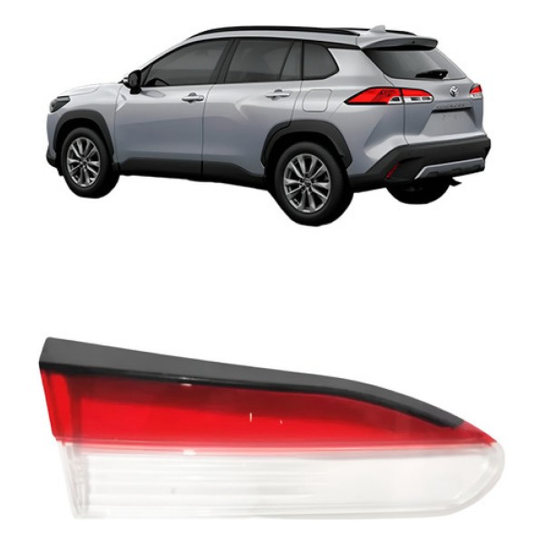 Lente Lanterna Para Toyota Corolla Cross 2021 Até 2024 Mala
