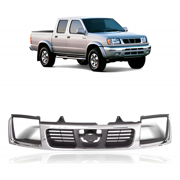 Grade Radiador Nissan Frontier 98 Ate 02 Cromado
