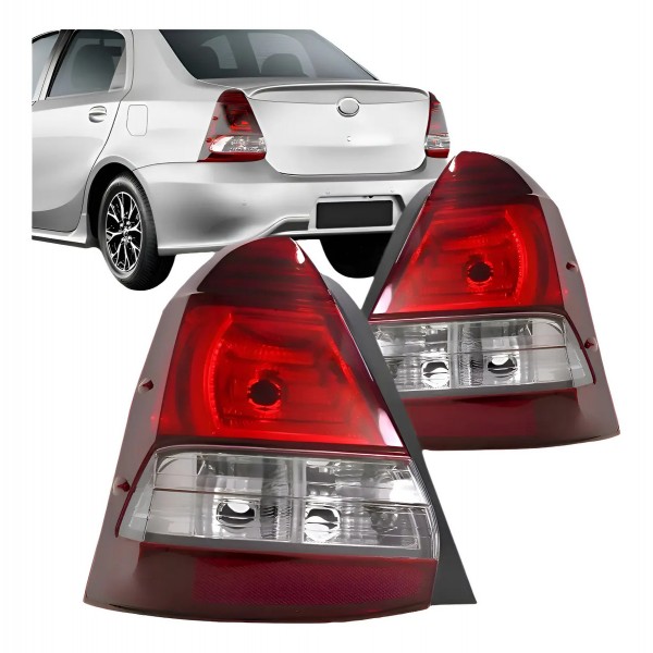 Par Lanterna Etios Sedan 2017 2018 2019 2020 2021 Fume Ambos Lados Fumê