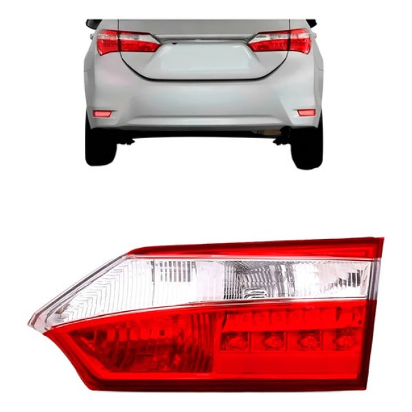Lanterna Traseira Com Led Mala Corolla 2014 2015 2016 2017