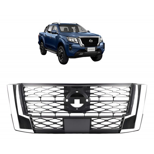 Grade Dianteira Frontier 2022 2023 2024 Com Moldura Cromada