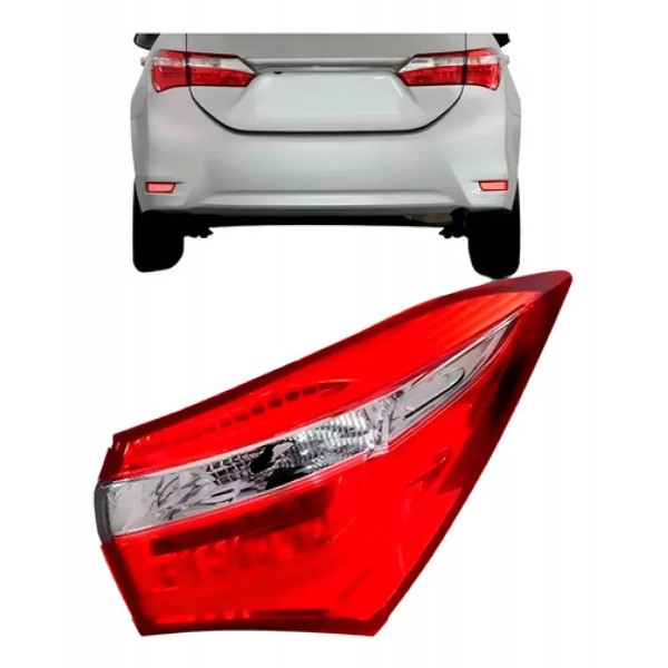 Lanterna Traseira Canto Com Led Corolla 2014 2015 2016 2017