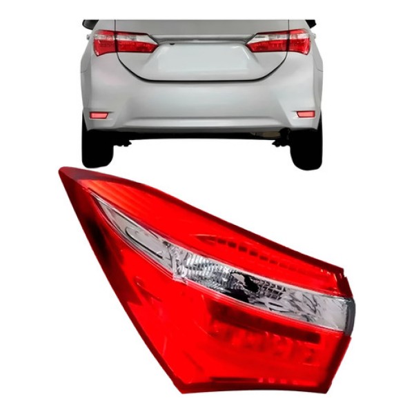 Lanterna Traseira Canto Com Led Corolla 2014 2015 2016 2017