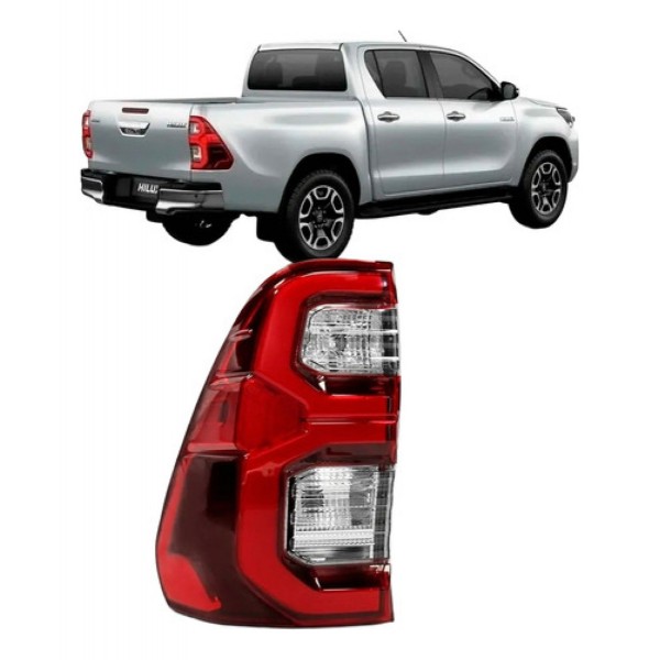 Lanterna Traseira Hilux Srv 2021 2022 C/ Led