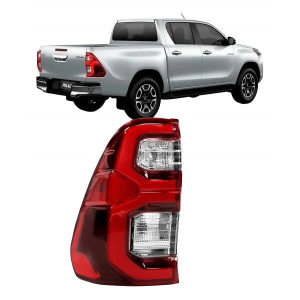 Lanterna Traseira Hilux Srv 2021 2022 C/ Led