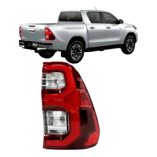 Lanterna Traseira Hilux Srv 2021 2022 C/ Led