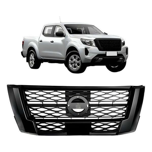 Grade Radiador Moldura Cinza Frontier 2022 2023