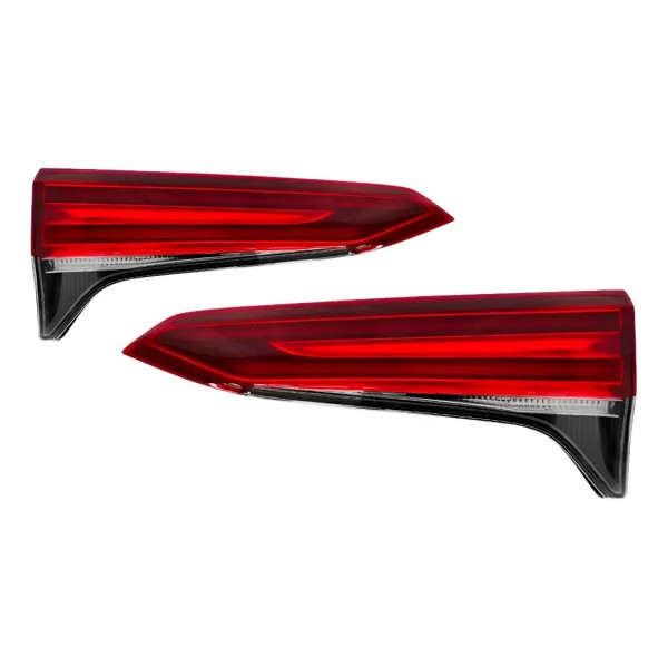 Kit Jogo Lanternas Hilux Sw4 Led 2016 Até 2020 - 04 Peças Vermelho