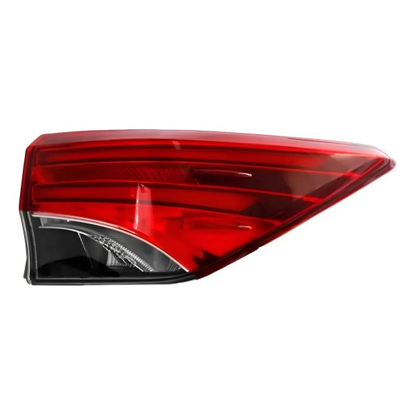 Par Lanterna Traseira Canto Hilux Sw4 2016 A 2020 C/ Led Ambos Lados Vermelho