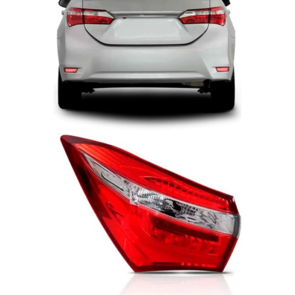 Lanterna Traseira Corolla 2014 2015 2016 Tampa Sem Led