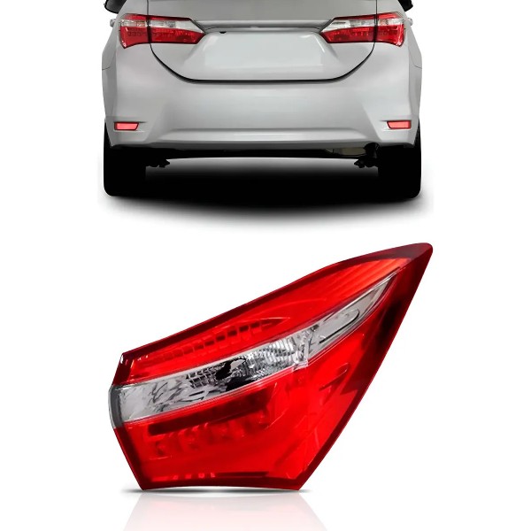 Lanterna Traseira Corolla 2014 2015 2016 Tampa Sem Led