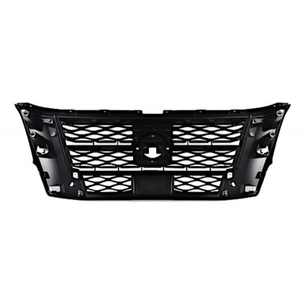 Grade Dianteira Frontier 2022 2023 2024 Com Moldura Cinza