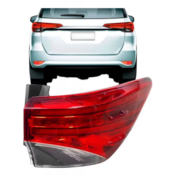 Sinaleira Traseira Hilux Sw4 2016 17 18 2019 Canto Com Led.