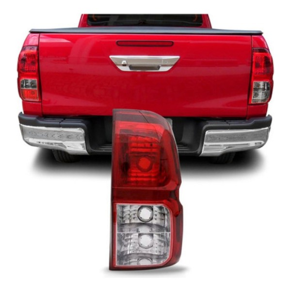 Sinaleira Traseira Hilux Srv 2016/2018 C/soquete Mod Koyto