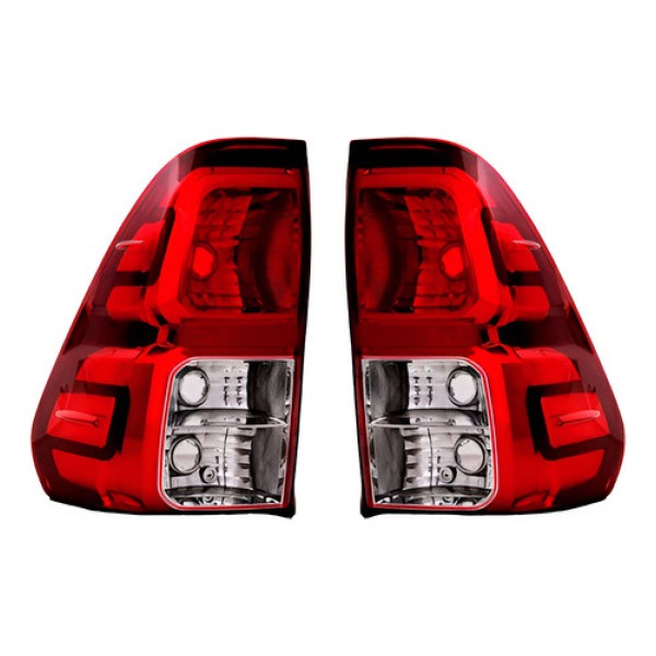 Par Lanterna Traseira Para Toyota Hilux Srv 2016 A 2017