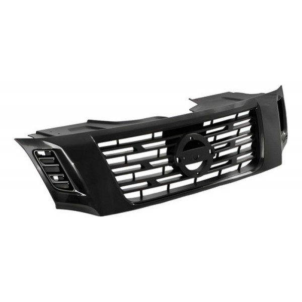 Grade Radiador Nissan Frontier 2017 2018 Preto Texturizado Preto