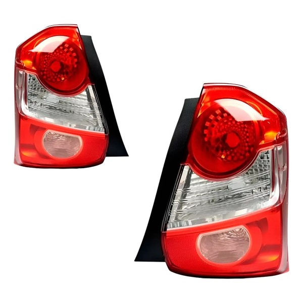 Par Sinaleira Traseira Toyota Etios 2012 Á 2016 Hatch Depo Ambos Lados Vermelho