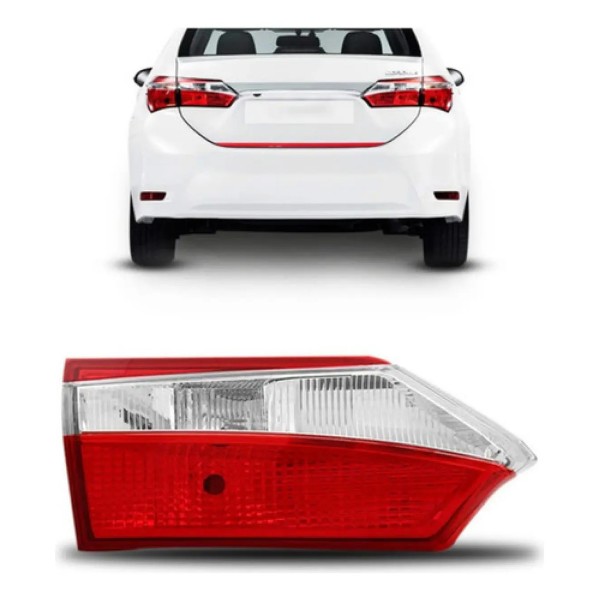Lanterna Traseira Corolla 2014 A 2016 Mala Sem Led