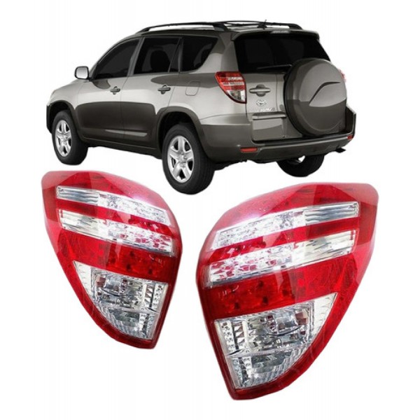 Lanterna Traseira Rav4 2009 2010 2011 2012 2013 Led