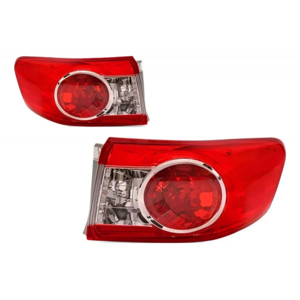 Par Lanterna Traseira Corolla 2012 A 2014 Sem Led Canto Ambos Lados