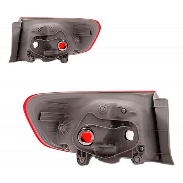 Par Lanterna Traseira Corolla 2012 A 2014 Sem Led Canto Ambos Lados