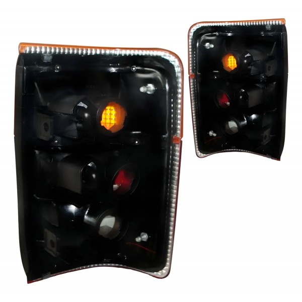 Par Lanterna Traseira Hilux Sw4 1992 1993 1994 1995 Tricolor Bicolor