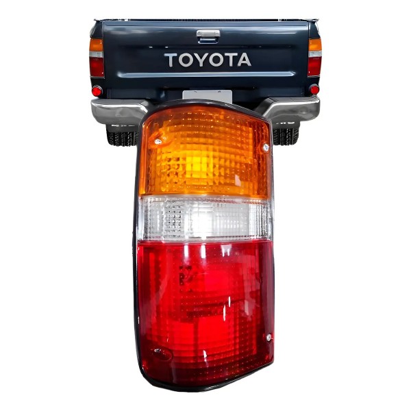 Lanterna Traseira Hilux Srv 2002 2003 2004 Tricolor