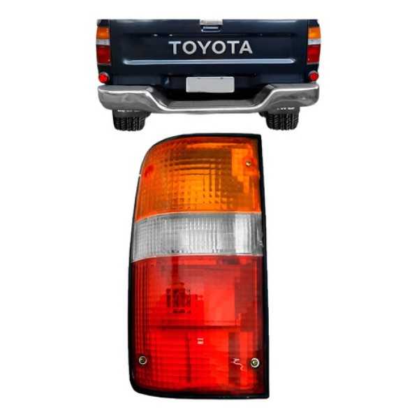 Lanterna Traseira Hilux Srv 2002 2003 2004 Tricolor
