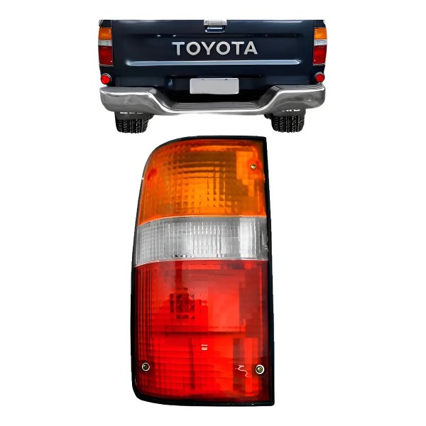 Lanterna Traseira Hilux Srv 2002 2003 2004 Tricolor