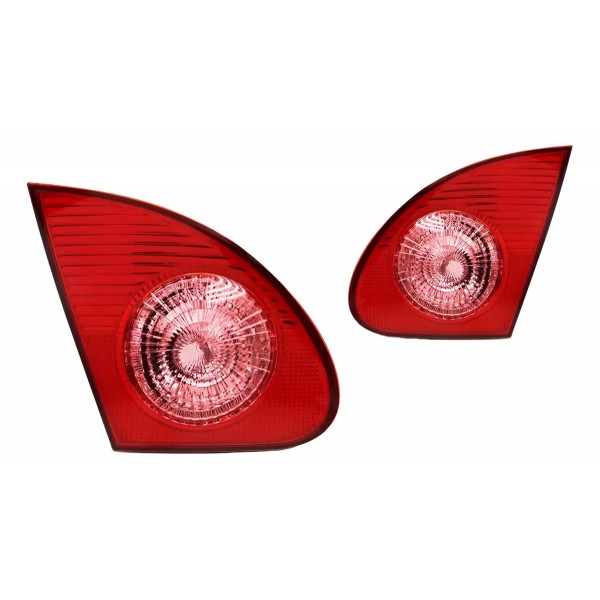 Par Lanterna Traseira Corolla 2003 Até 2007 Mala Re Rosa Ambos Lados Vermelho