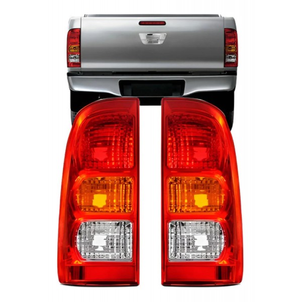 Par Lanterna Traseira Hilux Srv 2005 A 2011 Modelo Original