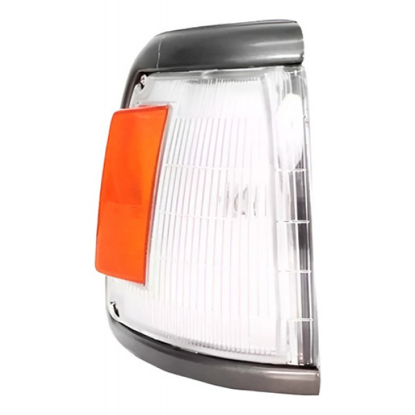 Par Sinaleira Dianteira Hilux 4x2 1992 A 2001 Aro Cinza- Cristal