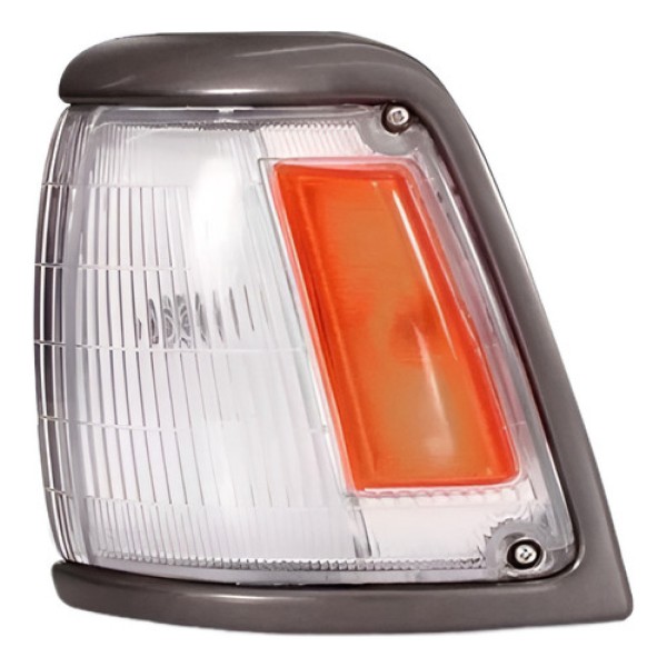 Par Pisca Hilux 4x2 92 93 94 95 96 97 98 99 00 01 Aro Cinza Cristal