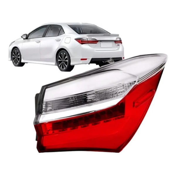 Lanterna Canto Traseira Corolla 2018 E 2019 Com Led