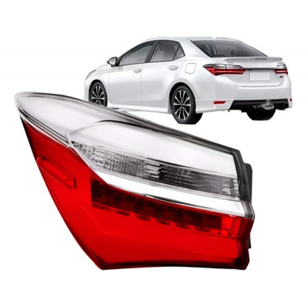 Lanterna Canto Traseira Corolla 2018 E 2019 Com Led