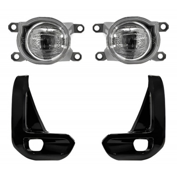 Kit Farol Milha Auxiliar Hilux Srv 2021 22 23 2024 Completo