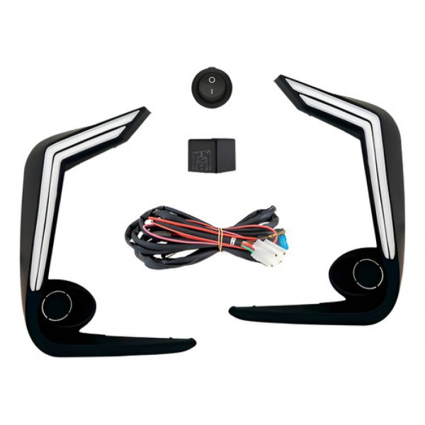Kit Farol Milha Auxiliar Corolla 2020 2021 Com Led Drl
