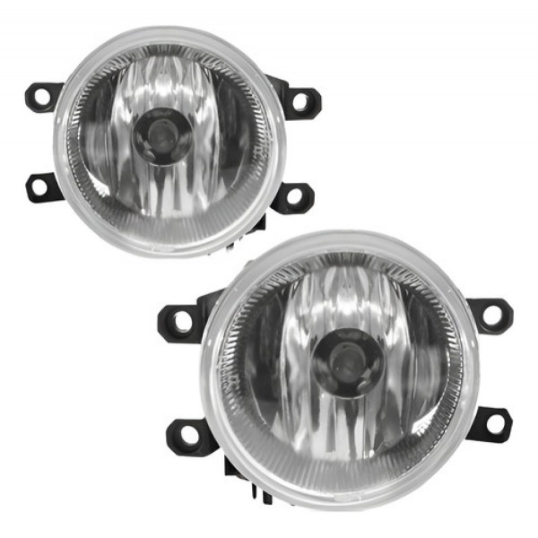 Kit Farol Milha Auxiliar Corolla 2018 2019 C/ Grade Preto