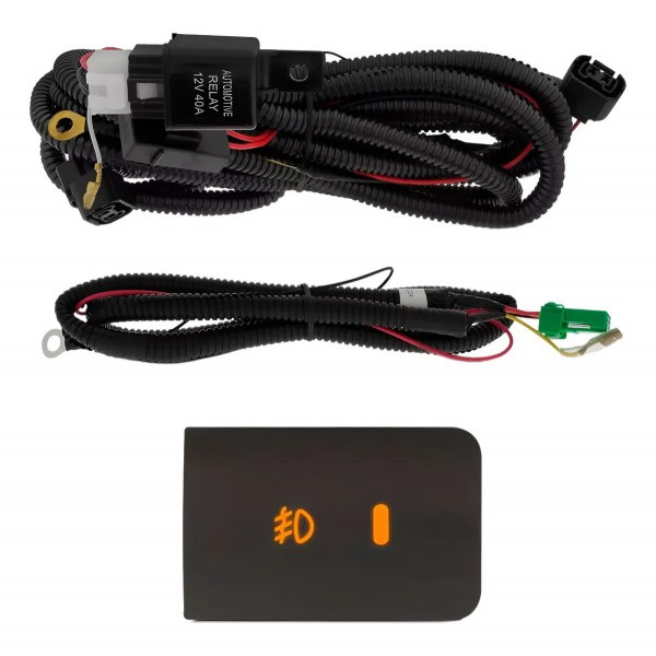 Kit Farol Neblina Milha Etios 2012 À 2015 Sem Moldura Transparente
