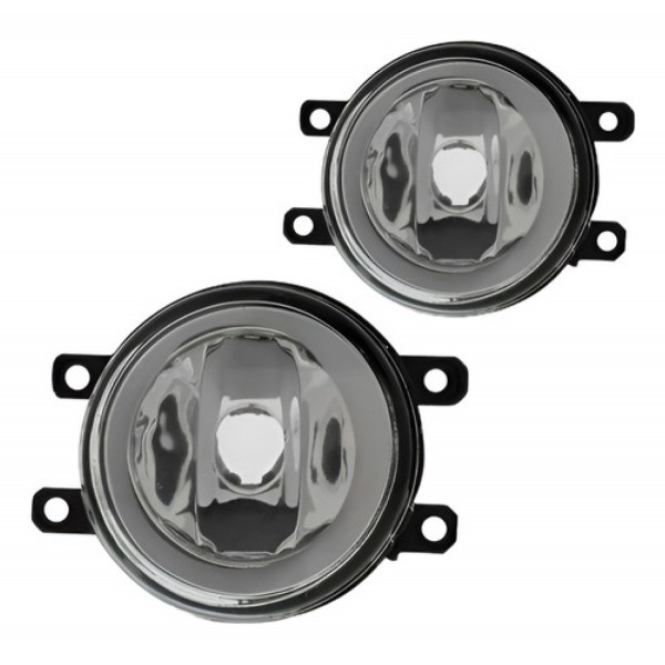 Kit Farol Auxiliar Corolla 2012 13 2014 Com Grade Aro Preto